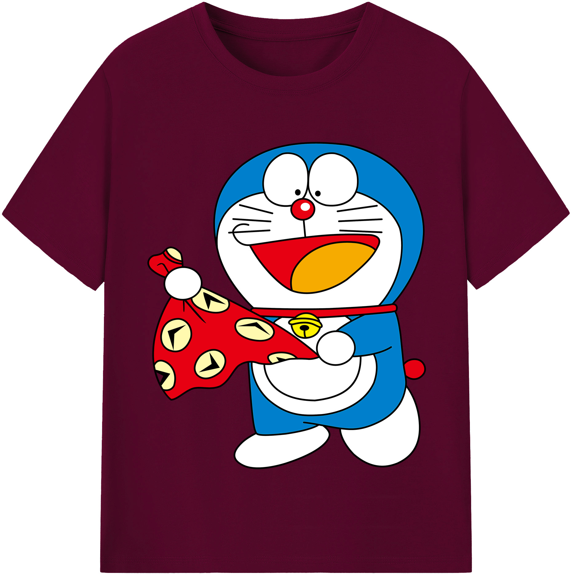 （画像用） ドラえもん Doraemon レディースカジュアルプリントTシャツ（綿100％）